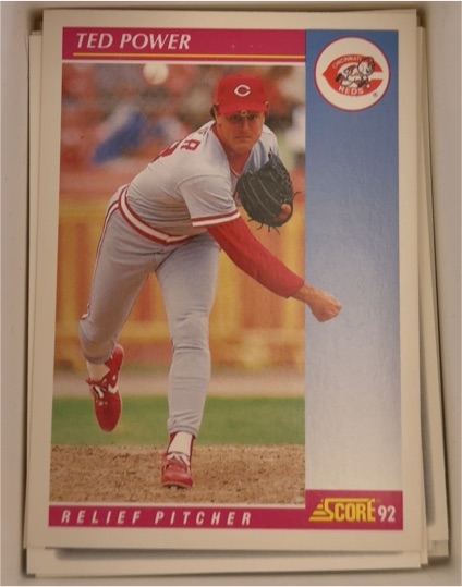 1992 Score #113 Ted Power — front
