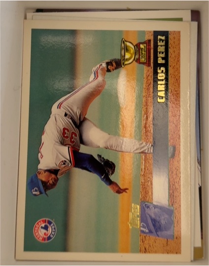 1996 Topps #174 Carlos Perez — front