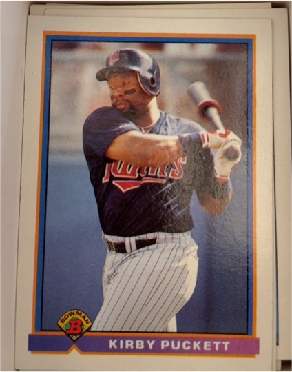 1991 Bowman #320 Kirby Puckett — front