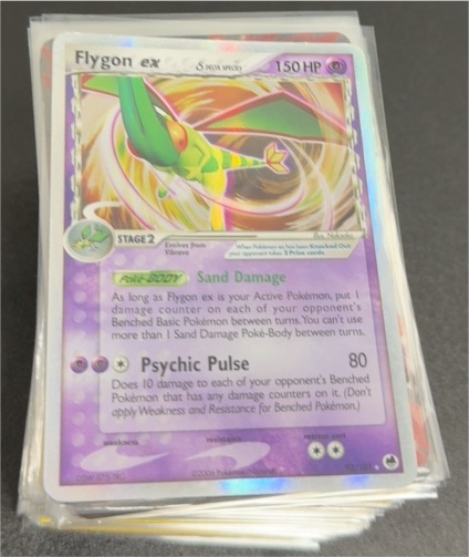 2006 Pokemon EX Dragon Frontiers #92 Flygon ex — front