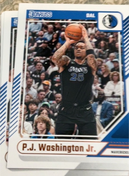 2024-25 Donruss #195 P.J. Washington Jr. — front