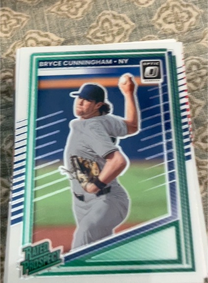2025 Donruss Optic #137 Bryce Cunningham — front