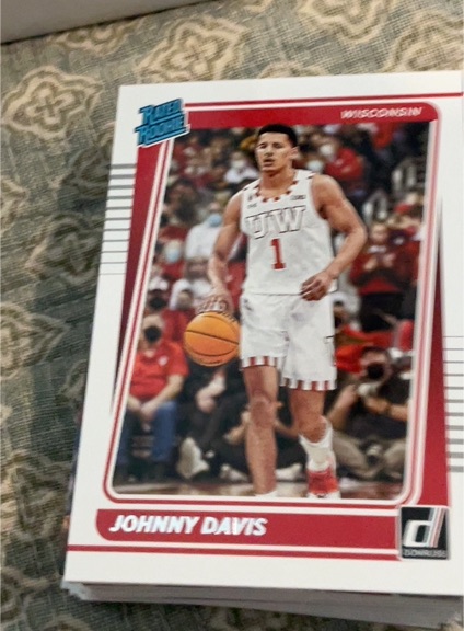 2022 Panini Chronicles Donruss Draft Picks #14 Johnny Davis — front