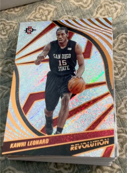 2022 Panini Chronicles Draft Picks Revolution #67 Kawhi Leonard SDSU Aztecs — front