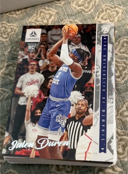2022-23 Panini Chronicles Draft Picks Luminance #38 Jalen Duren — front
