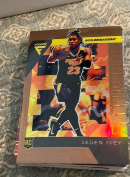 2022-23 Panini Chronicles Draft Picks Flux #4 Jaden Ivey — front