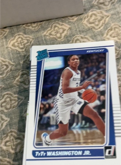 2022 Panini Chronicles Donruss Rated Rookie Draft Picks #22 TyTy Washington Jr. — front