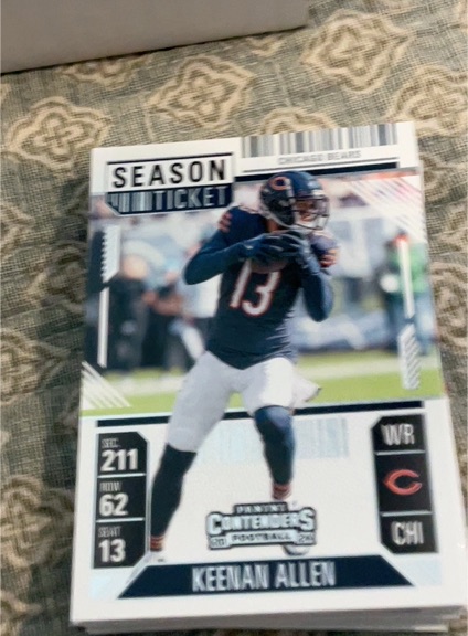 2024 Panini Contenders Season Ticket #17 Keenan Allen — front