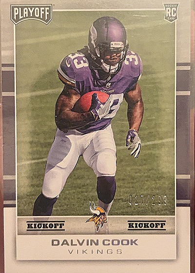 2017 Panini Playoff #299 Dalvin Cook — front