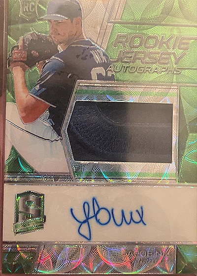 2019 Panini Spectra #119 Jacob Nix Rookie Jersey Autograph — front