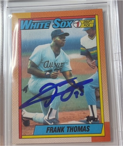 1990 Topps #414B Frank Thomas — front