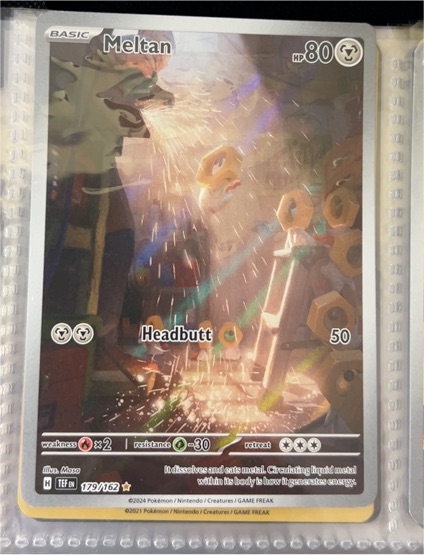 2024 Pokémon SV05: Temporal Forces #179/162 Meltan Illustration Rare — front