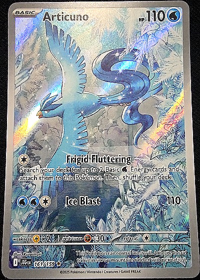 2023 Pokémon SV09: Journey Together #161 Articuno Illustration Rare — front