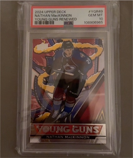2024 Upper Deck Young Guns Renewed #YGR49 Nathan MacKinnon — front