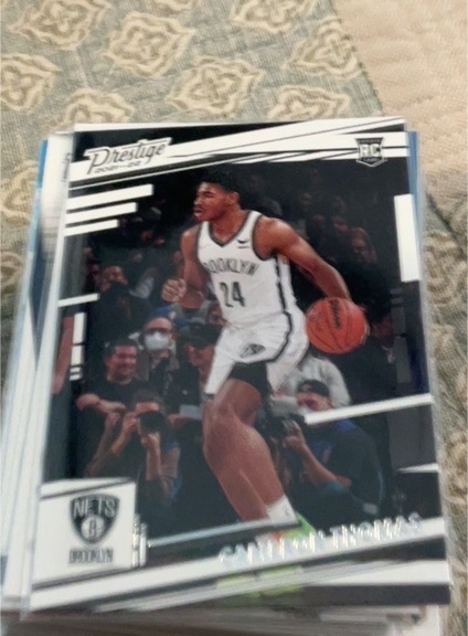 2021-22 Panini Chronicles Prestige #58 Cameron Thomas — front