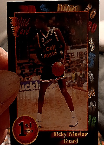 1991 Wild Card #50 Ricky Winslow — front