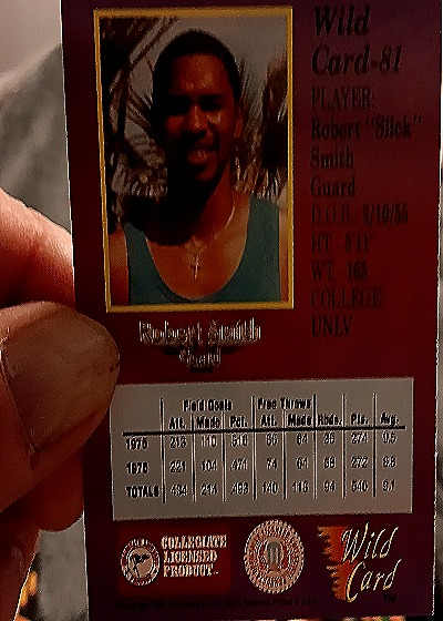 1991 Wild Card 1st Edition # Robert Smith — back
