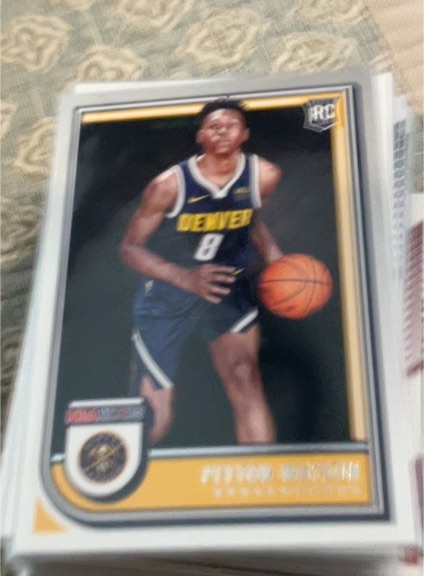 2022-23 Panini NBA Hoops #275 Peyton Watson — front