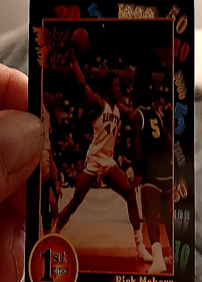 1990 Wild Card #118 Rick Mahorn — front
