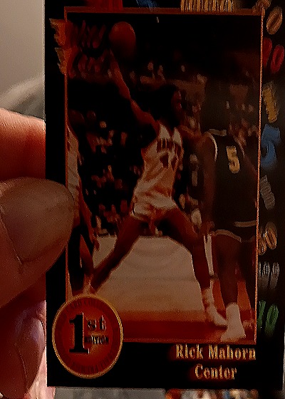1991 Wild Card #113 Rick Mahorn — front
