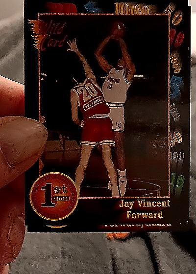 1991 Wild Card #10 Jay Vincent — front