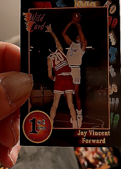 1992 Wild Card Collegiate #70 Jay Vincent — front