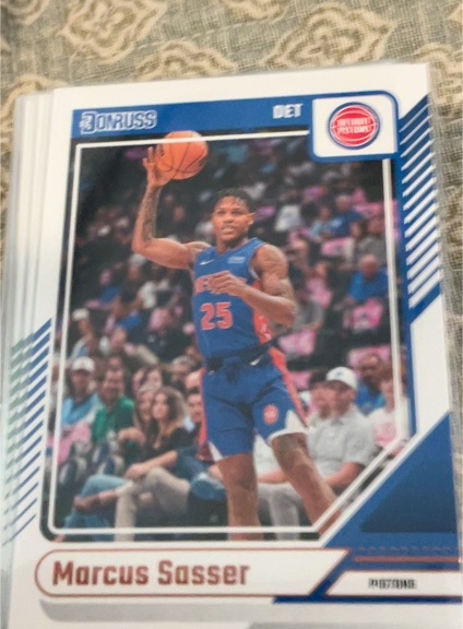 2024-25 Donruss #9 Marcus Sasser — front