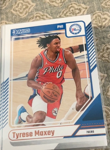2024-25 Panini Donruss #192 Tyrese Maxey — front