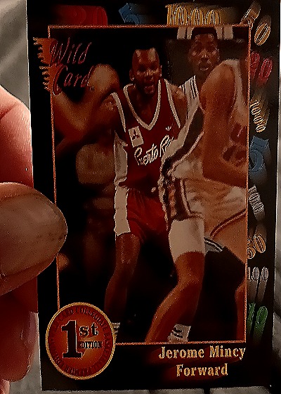 1991 Wild Card #100 Jerome Mincy — front