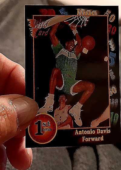1991 Wild Card #36 Antonio Davis — front
