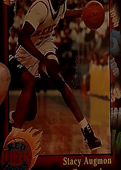 1992 Wild Card #10 Stacy Augmon — front