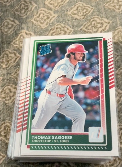 2025 Donruss #30 Thomas Saggese — front