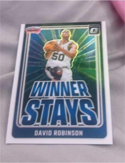 2024-25 Donruss Optic #15 David Robinson Winner Stays — front