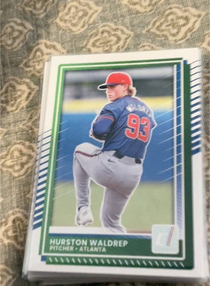 2025 Donruss #58 Hurston Waldrep — front