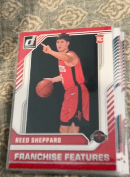 2024-25 Panini Donruss #24 Reed Sheppard Franchise Features — front