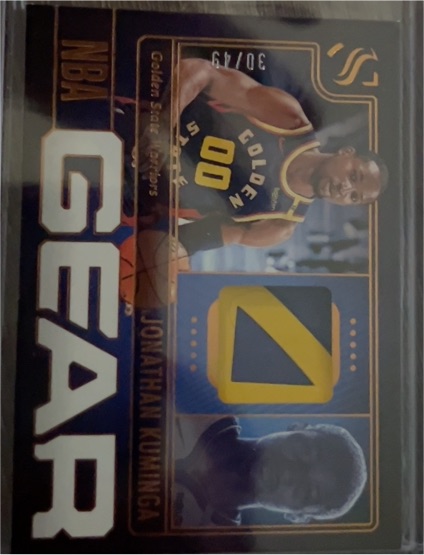 2024 Panini Silhouette NBA Gear #30 Jonathan Kuminga — front