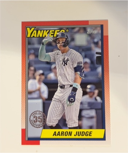 2025 Topps Series 1 35th Anniversary #T90-57 Aaron Judge — front
