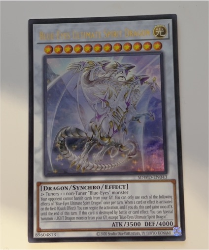 2020 Yu-Gi-Oh! SDWD-EN043 Blue-Eyes Ultimate Spirit Dragon — front