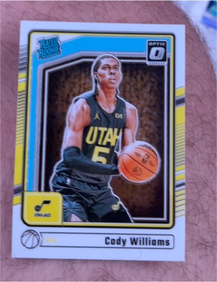 2024-25 Donruss Optic #298 Cody Williams — front