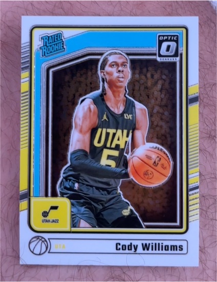 2024-25 Panini Donruss Optic #298 Cody Williams — front