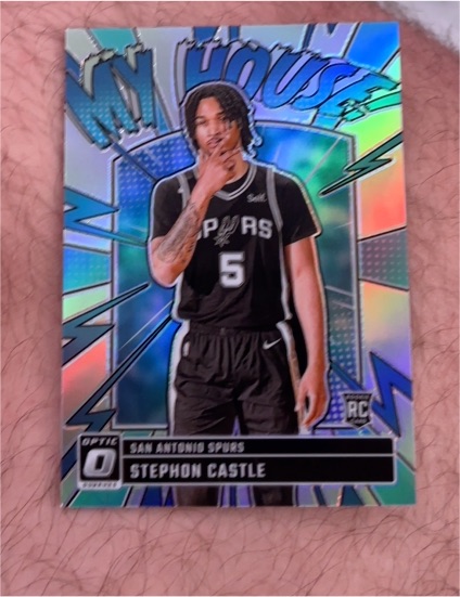 2024-25 Donruss Optic #16 Stephon Castle My House Rookie — front