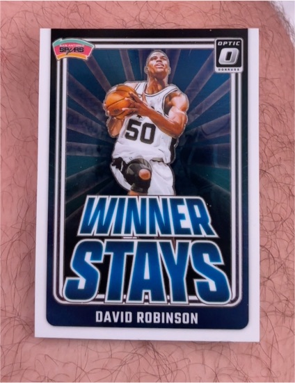 2024-25 Donruss Optic #15 David Robinson Winner Stays — front