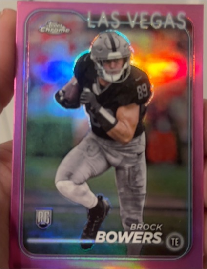 2024 Topps Chrome #207 Brock Bowers — front
