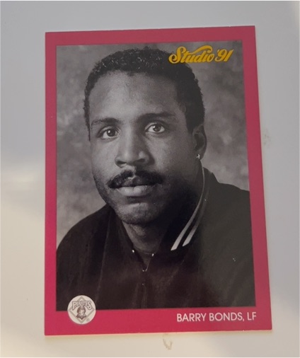 1991 Leaf Studio #222 Barry Bonds — front
