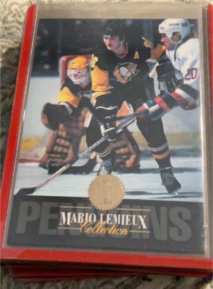 1993-94 Leaf Lemieux Collection #9 Mario Lemieux — front