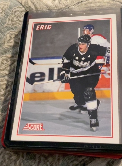 1990-91 Score #B3 Eric Lindros — front