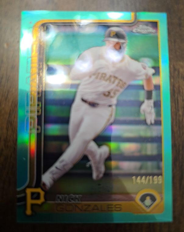 2025 Topps Chrome #144 Nick Gonzales — front