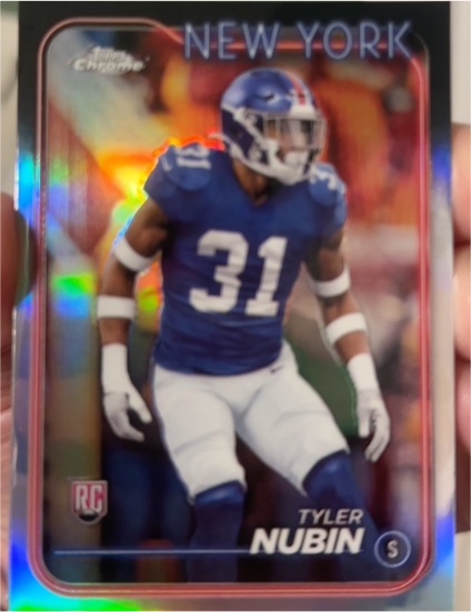 2024 Topps Chrome #283 Tyler Nubin — front