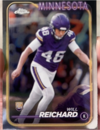 2024 Topps Chrome #277 Will Reichard — front
