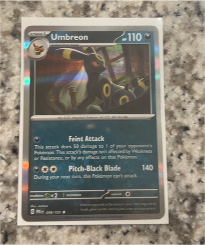 2022 Pokémon TCG Prismatic Evolutions #059 Umbreon — front